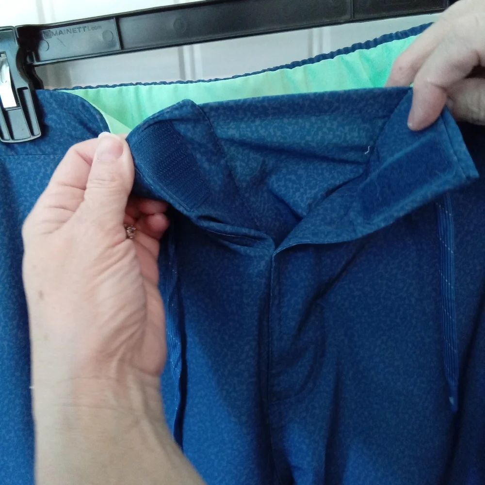 Men's Blue ZeroXposur Compression Swim Trunks Size XXL